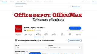 Working at Office Depot OfficeMax: 1,957 Reviews about Pay ... - Indeed
