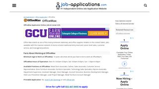 OfficeMax Application, Jobs & Careers Online - Job-Applications.com