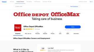 Office Depot OfficeMax Careers and Employment | Indeed.com