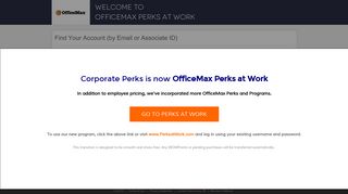 OfficeMax Perks at Work - Corporate Perks