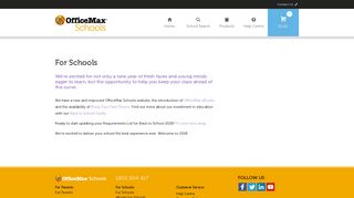 For Schools OfficeMax Schools