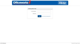 Applicant sign in - Officeworks - PageUp