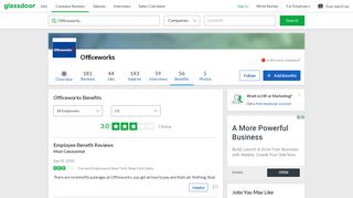 Officeworks Employee Benefits and Perks | Glassdoor