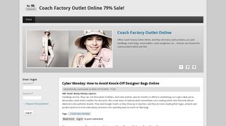 Coach Factory Outlet Online Sale, Coach Bags / Handbags and ...