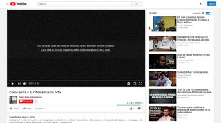 Como entra a tu Oficina Fuxion offix - YouTube