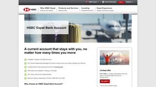 Bank Account from HSBC Expat - Overview: HSBC Expat