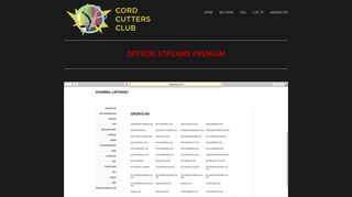 Offside Streams Premium | Cord Cutters Club