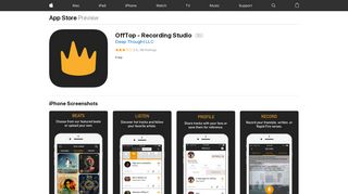 OffTop - Recording Studio on the App Store - iTunes - Apple