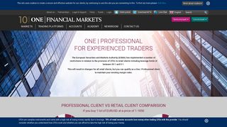 OFM PROFESSIONAL CLIENTS - One Financial Markets