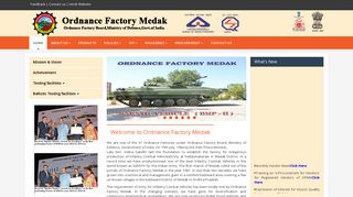 Ordnance Factory Medak,Ministry of Defence-India