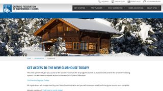 Clubhouse | Ontario Federation of Snowmobile Clubs
