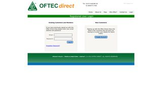 Login - OFTEC Direct