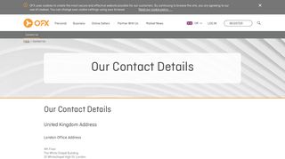 Forex Contacts | OFX - OFX.com