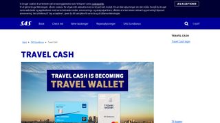 Travel Cash – kontanter på et kort, når du rejser i udlandet | SAS