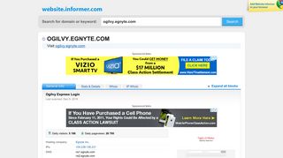 ogilvy.egnyte.com at WI. Ogilvy Express Login - Website Informer