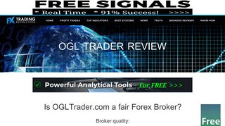 OGL Trader | Forex Broker Review - FX Trading Revolution | Your Free ...