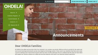Announcements - OHDELA