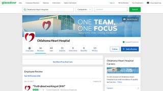 Oklahoma Heart Hospital - Truth about working at OHH | Glassdoor