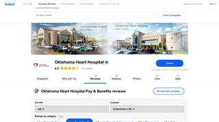 Working at Oklahoma Heart Hospital: Employee Reviews about Pay ...