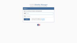 Sign In - Identity Manager