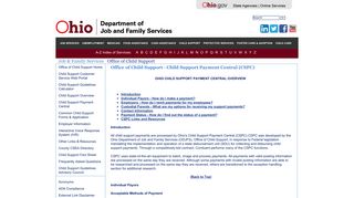Child Support Payment Central - Ohio Department of Job and Family ...