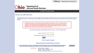 CCIDS Provider Portal