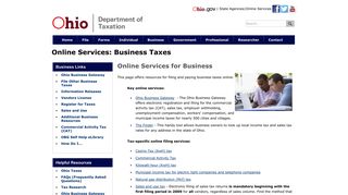 File/Pay Taxes On-line - Ohio Department of Taxation - Ohio.gov
