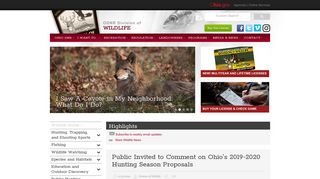 Wildlife Home - Ohio Department of Natural Resources