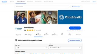 Working at OhioHealth: 576 Reviews | Indeed.com