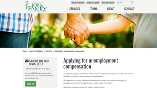 Applying for unemployment compensation - Hamilton County Job ...