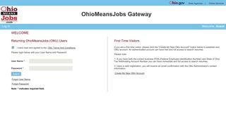 Log in - OMJ - Ohio.gov