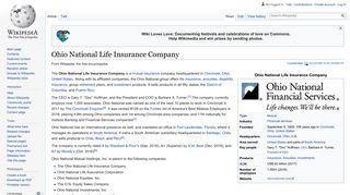Ohio National Life Insurance Company - Wikipedia