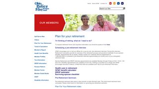 Plan For Your Retirement - Ohio Police and Fire Pension Fund