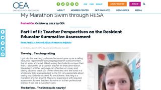 My Marathon Swim through RESA - Ohio Education Association
