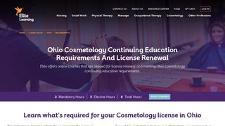 Ohio Cosmetology Continuing Education Requirements and License ...