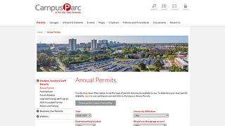 Annual Permits · CampusParc at The Ohio State University