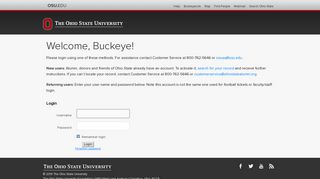The Ohio State University: Login - Give To Ohio State