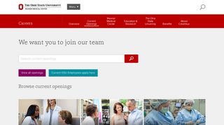 Careers-Job Openings | Ohio State Medical Center