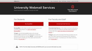 University Webmail Services | The Ohio State University