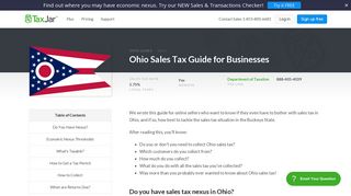 Ohio Sales Tax Guide for Businesses - TaxJar
