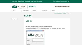 Log In - Ohio University