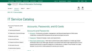 IT Service Catalog | Ohio University