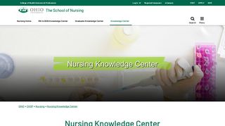 Nursing Knowledge Center | Ohio University