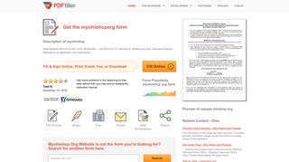 Myohiohcporg - Fill Online, Printable, Fillable, Blank | PDFfiller