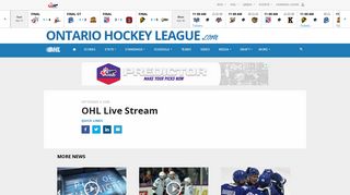 OHL Live Stream – Ontario Hockey League