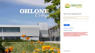 Ohlone Student Email - Sign In