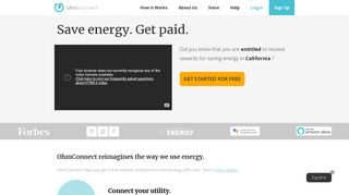 OhmConnect | Save energy. Get paid.