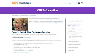 OHP Information - CareOregon