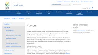 Careers | Healthcare | OHSU