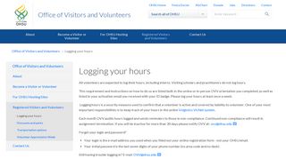 Logging your hours | OHSU